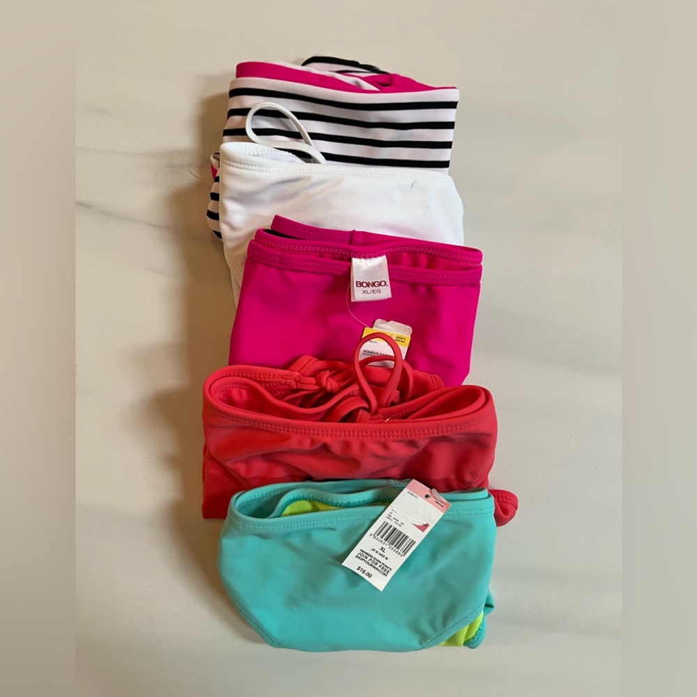 XL- Lot of 5 Mix & Match Bikini Bottoms